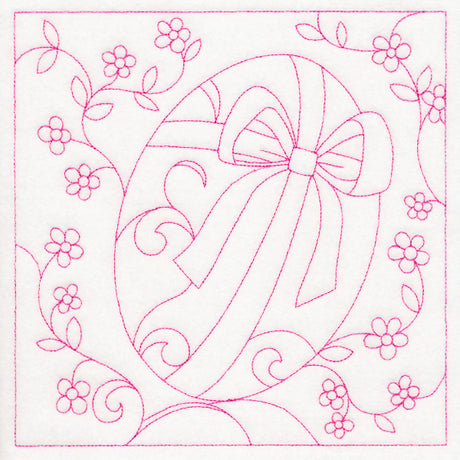 Easter Quilting - Egg (Double Run)