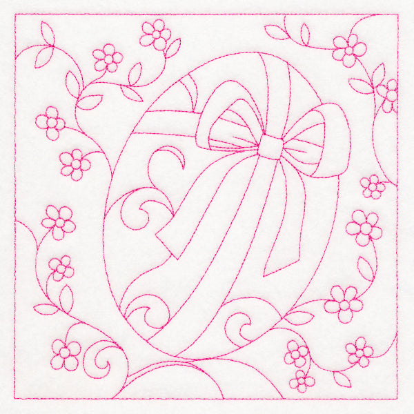 Easter Quilting - Egg (Double Run)