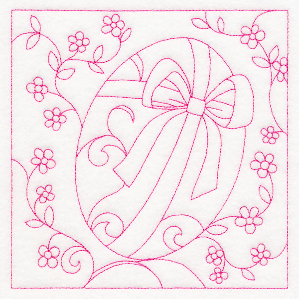 Easter Quilting - Egg (Double Run)