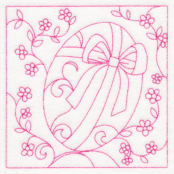 Easter Quilting - Egg (Double Run)