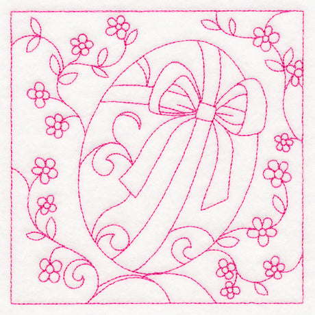 Easter Quilting - Egg (Double Run)
