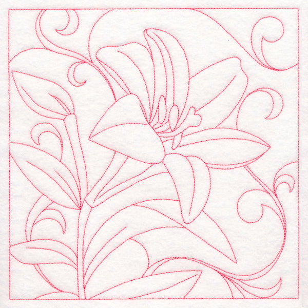 Easter Quilting - Lily (Double Run)