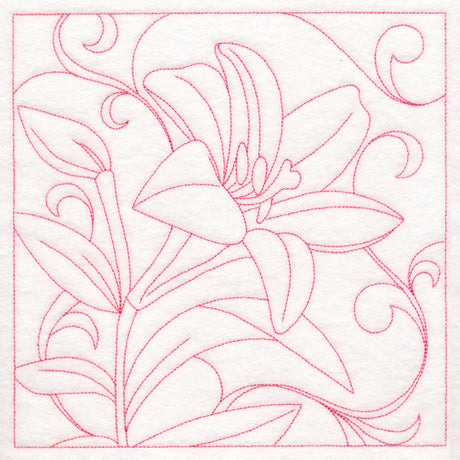 Easter Quilting - Lily (Double Run)