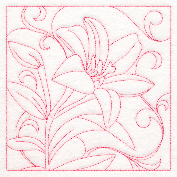 Easter Quilting - Lily (Double Run)