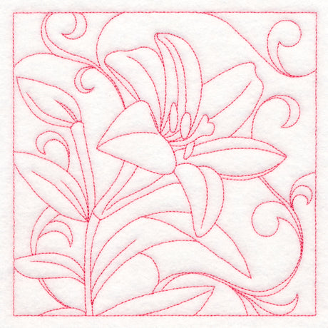 Easter Quilting - Lily (Double Run)