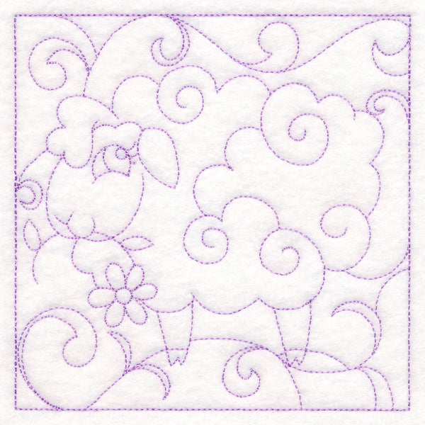 Easter Quilting - Lamb (Double Run)