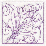 Easter Quilting - Tulips (Double Run)