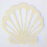 Blissful Fan Seashell (Embossed)