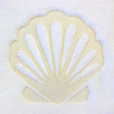Blissful Fan Seashell (Embossed)