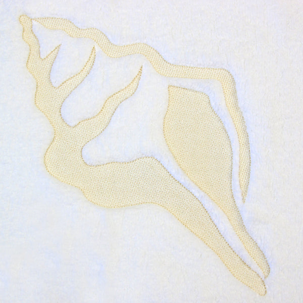 Blissful Conch Shell (Embossed)