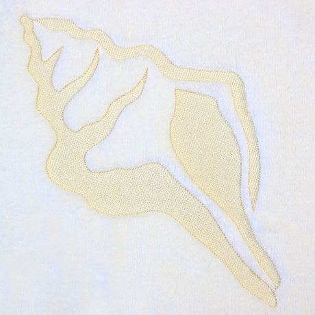 Blissful Conch Shell (Embossed)