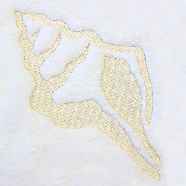 Blissful Conch Shell (Embossed) – Embroidery Library