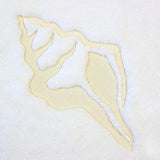 Blissful Conch Shell (Embossed)
