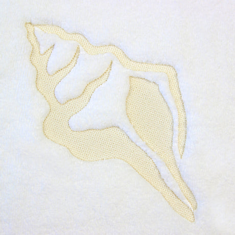 Blissful Conch Shell (Embossed)