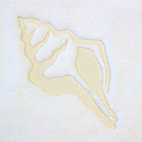 Blissful Conch Shell (Embossed)
