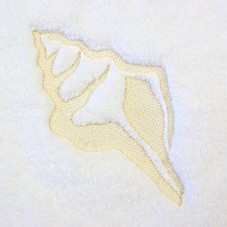 Blissful Conch Shell (Embossed)