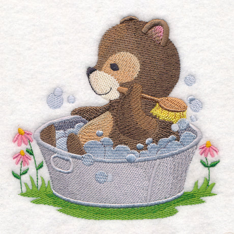 Woodland Bath Time - Bear