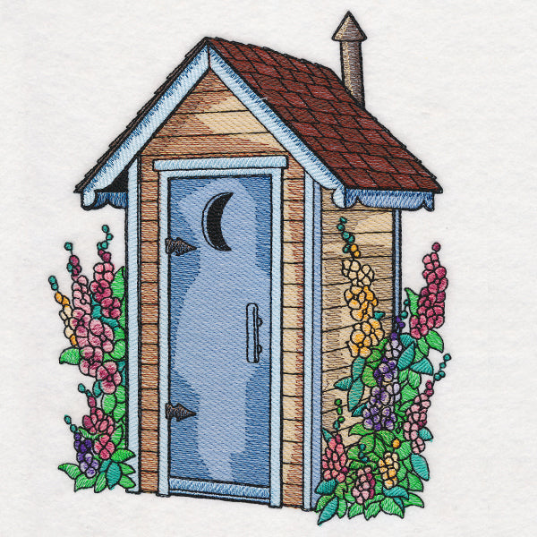 Floral Outhouse