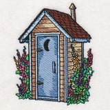 Floral Outhouse