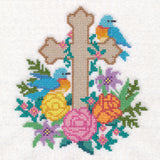 Spring Devotion Cross (Cross Stitch)