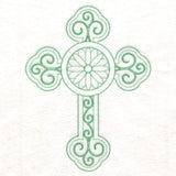 Daisy Budded Cross (Vintage)
