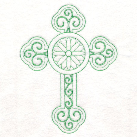 Daisy Budded Cross (Vintage)