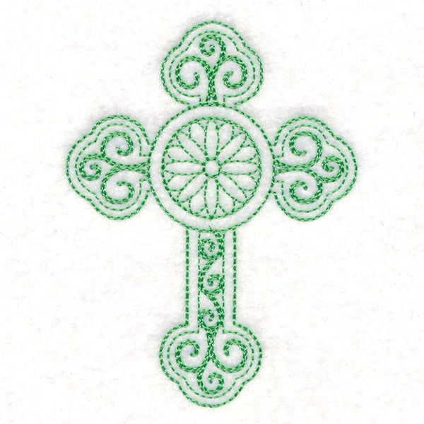 Daisy Budded Cross (Vintage)