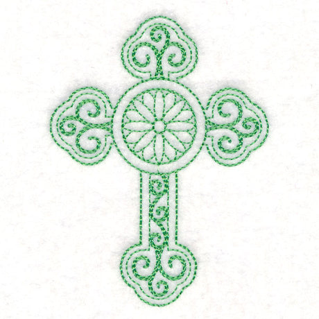 Daisy Budded Cross (Vintage)