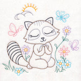 Praying Woodland Pals - Raccoon (Vintage)