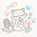 Praying Woodland Pals - Raccoon (Vintage)