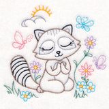 Praying Woodland Pals - Raccoon (Vintage)