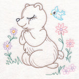 Praying Woodland Pals - Bear (Vintage)