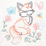 Praying Woodland Pals - Fox (Vintage)