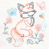 Praying Woodland Pals - Fox (Vintage)