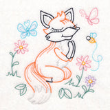 Praying Woodland Pals - Fox (Vintage)