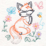 Praying Woodland Pals - Fox (Vintage)