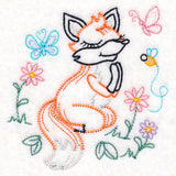 Praying Woodland Pals - Fox (Vintage)