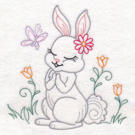 Praying Woodland Pals - Bunny (Vintage)