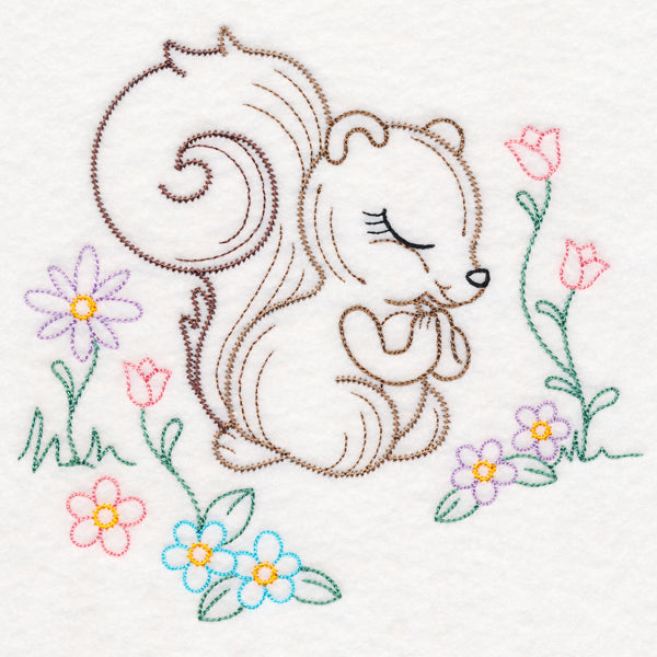 Praying Woodland Pals - Squirrel (Vintage)