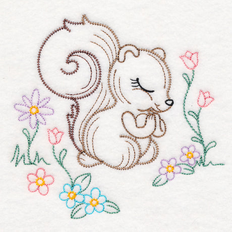 Praying Woodland Pals - Squirrel (Vintage)