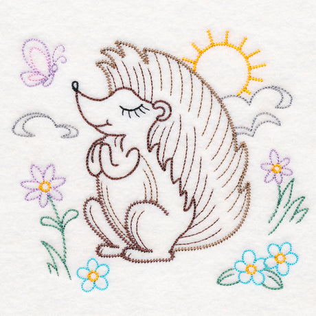 Praying Woodland Pals - Hedgehog (Vintage)