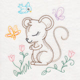 Praying Woodland Pals - Mouse (Vintage)