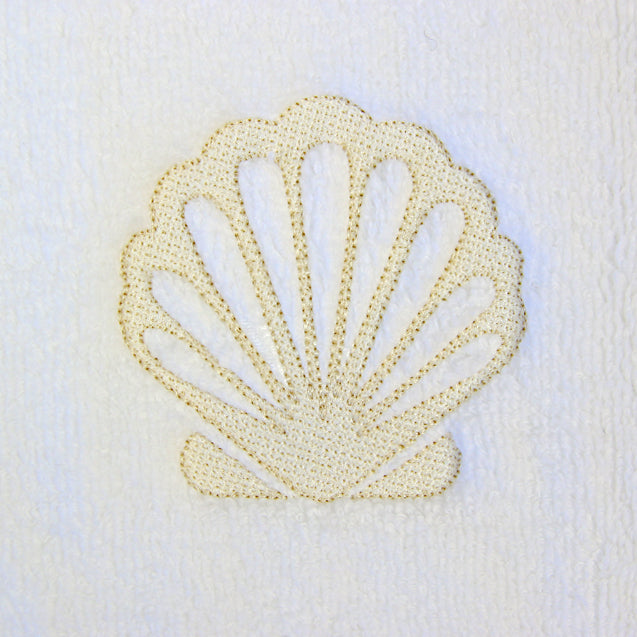 Blissful Fan Seashell (Embossed)