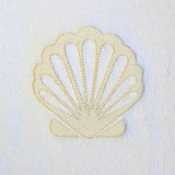 Blissful Fan Seashell (Embossed)