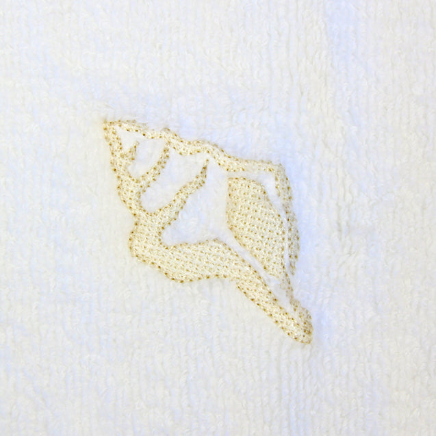 Blissful Conch Shell (Embossed)