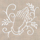 Rustic Praying Hands Accent
