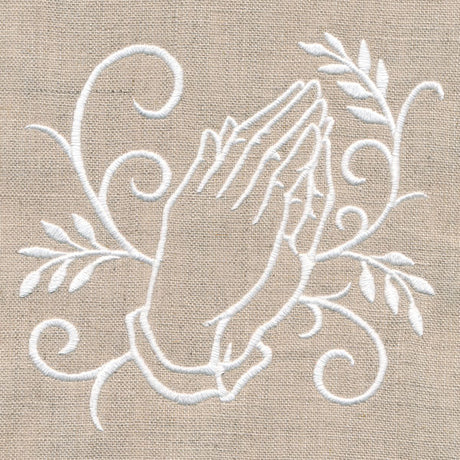 Rustic Praying Hands Accent