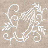 Rustic Praying Hands Accent