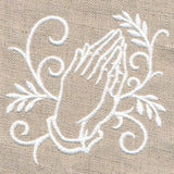 Rustic Praying Hands Accent