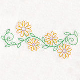 Bright Daisy Border (Vintage)
